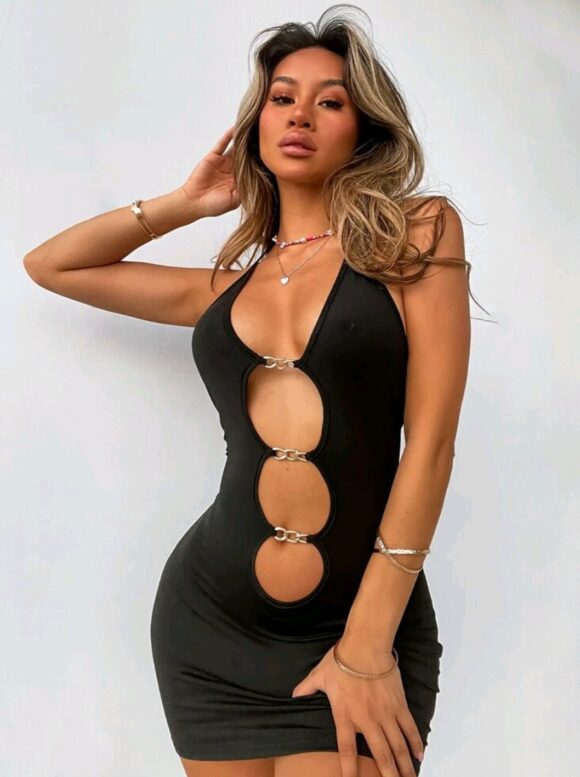 VN96 Vestido NEGRO Bikinix - Image 3
