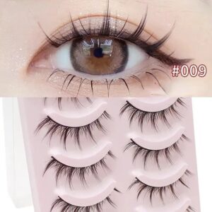 Vn202 Pestaña postiza Wispy Anime doll paqx7 pares