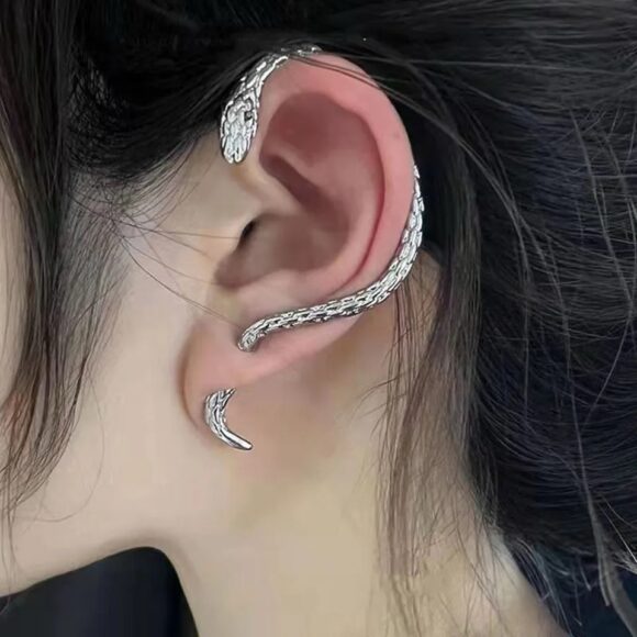 Trepadores diseño serpiente aretes pendientes - Image 4