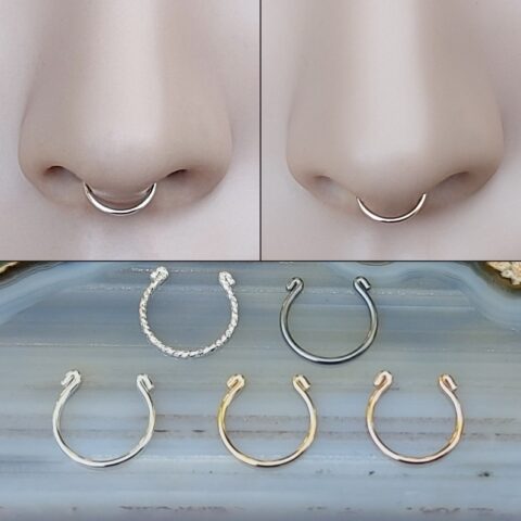 Fake septum - perforación falsa para tabique de la nariz