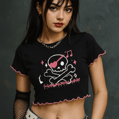 SP27 TOP GÓTICO DE CALAVERA