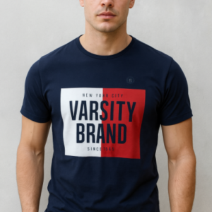 VN295 CAMISETA AZUL VARSITY BRAND
