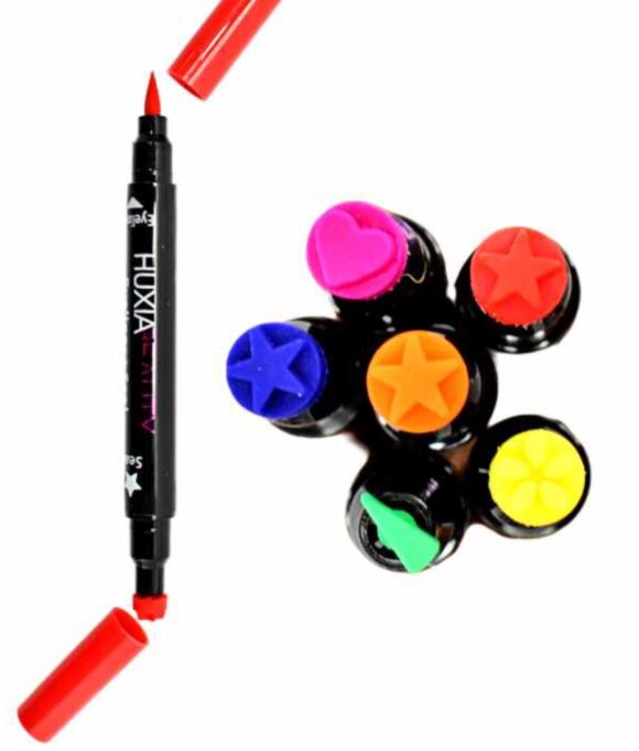 SP37 DELINEADOR DE OJOS CON SELLO DE COLORES HUXIABEAUTY - Image 2