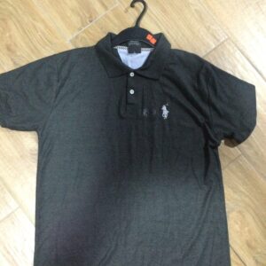 VN302 Camisa polo negra