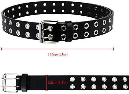 VN311 Cinturón doble hojal negro - Image 2