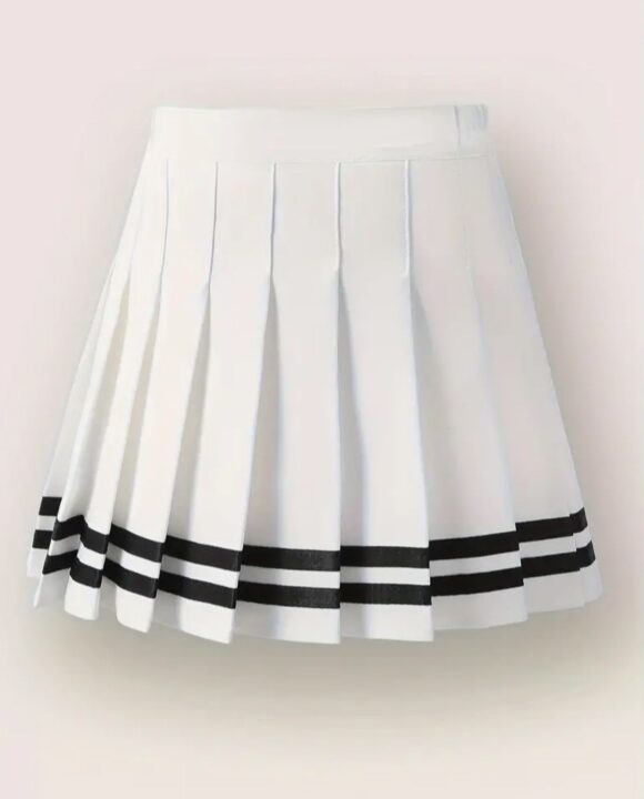 SP420 Falda Plisada Preppy Inspirada en el K-pop - Image 2