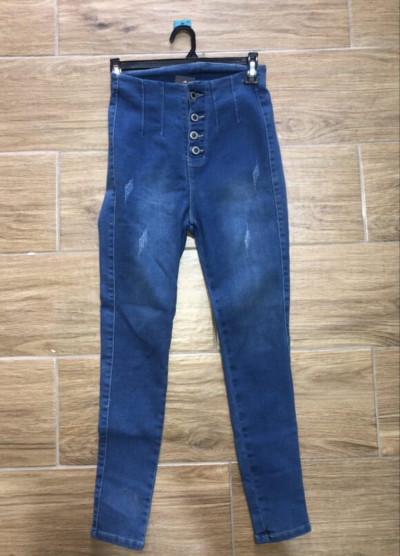 VN414 PANTALONES DE BOTONES TIPO TUBO, AMOLDA LA FIGURA.