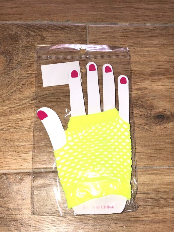 Manopla guantes Muñequera de malla red de varios colores - Image 3