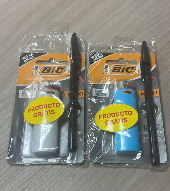 Encendedores BIC + Pluma