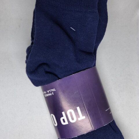 Medias Azul Marino kit 3 pares