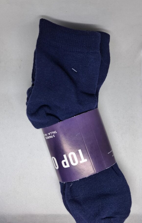 Medias Azul Marino kit 3 pares