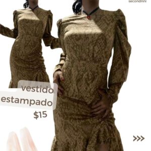 Vestido estampado