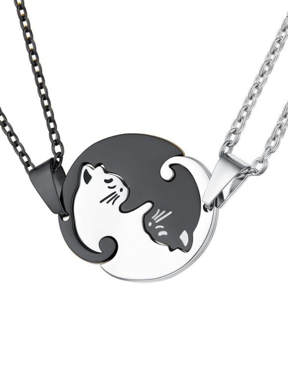 Collares para compartir de gatos "Ying Yang" - GP55