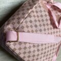 Mochila pequeña de cuerina rosa - Image 2