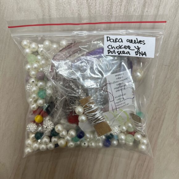 kit para aretes, choker y pulseras DN4