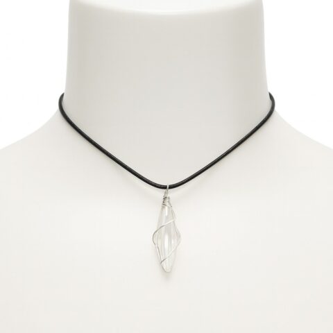 Collar piedra plástico alambre VN889