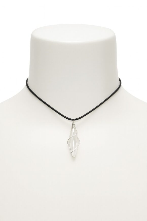 Collar piedra plástico alambre VN889