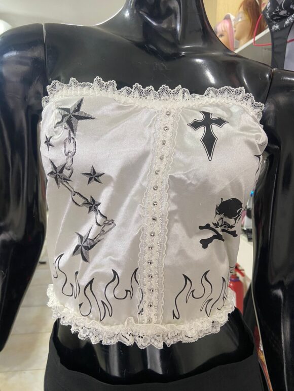 top blanca tipo corset ghot GP76 - Image 2