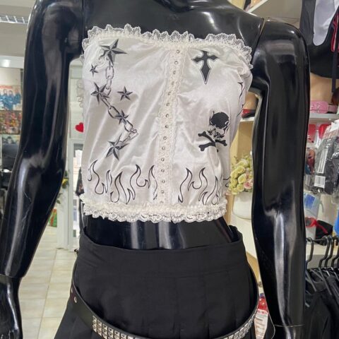 top blanca tipo corset ghot GP76