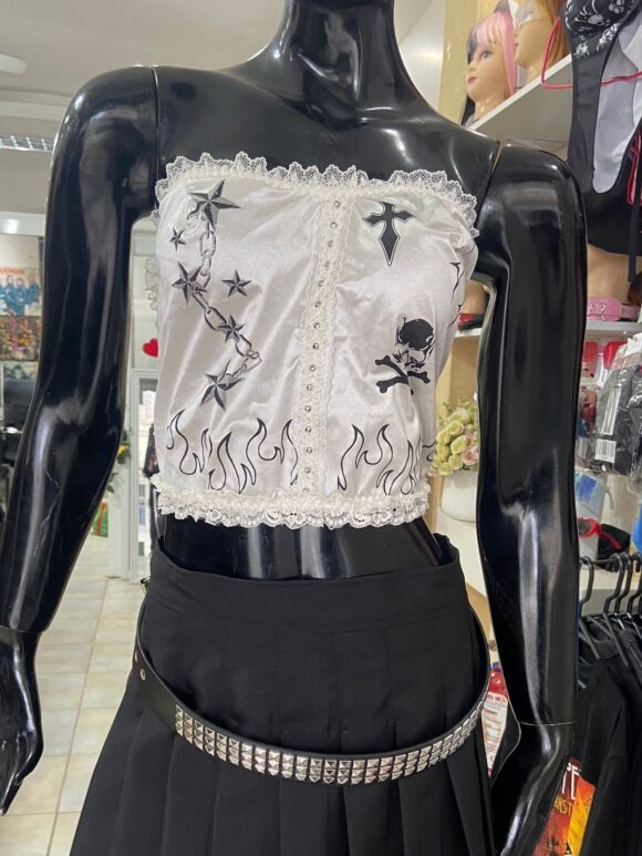 top blanca tipo corset ghot GP76