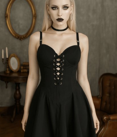Vestido con short tipo corset M GP75