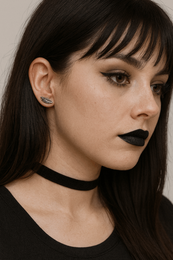 vn1008 Aretes de hojas