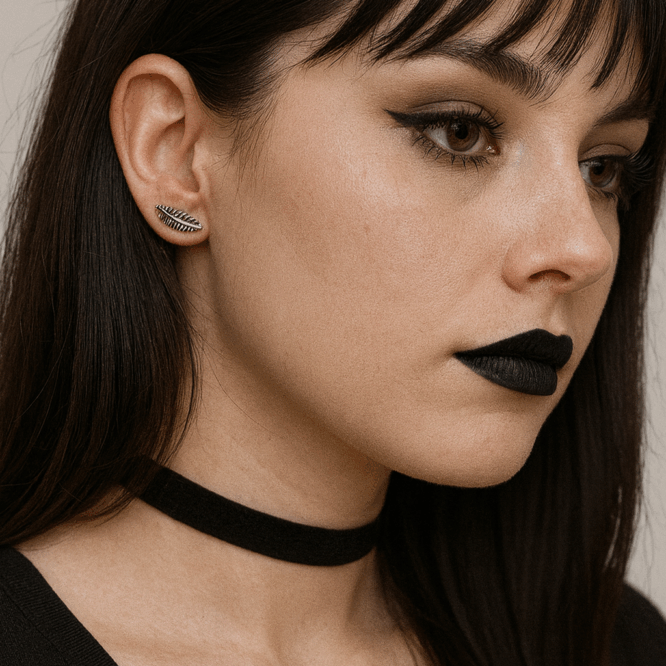 vn1008 Aretes de hojas