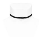 vn993 Choker Trenza Oscura