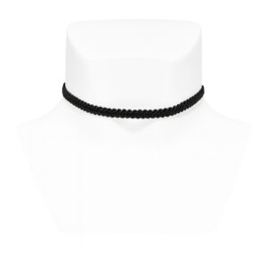 vn993 Choker Trenza Oscura