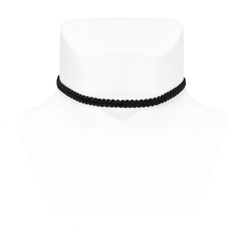 vn993 Choker Trenza Oscura