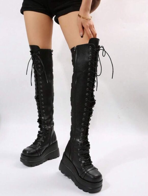 GP61 Botas altas negras T/41