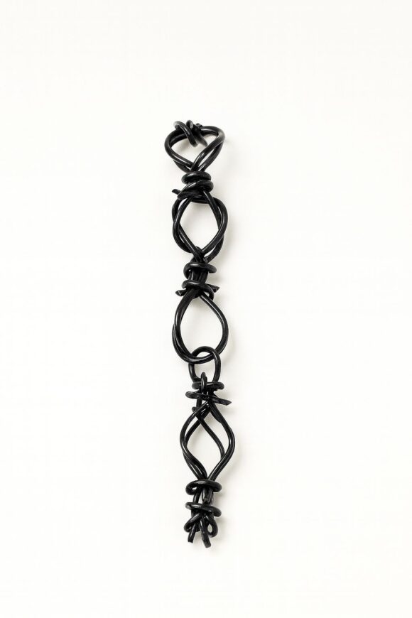 VN1055 Pulsera de Alambre Negro