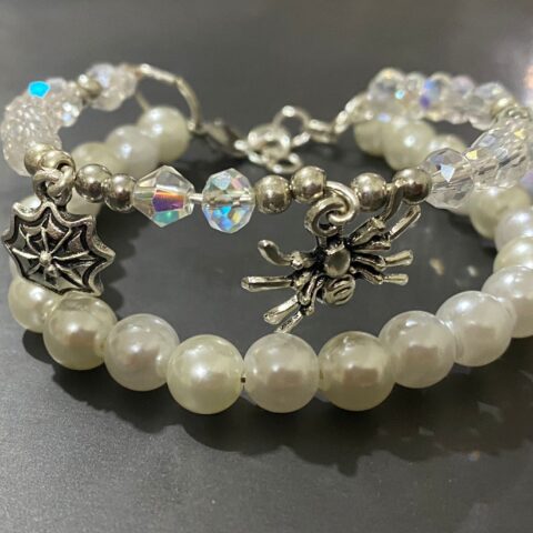 VN1057 Pulsera de Perlas Spider
