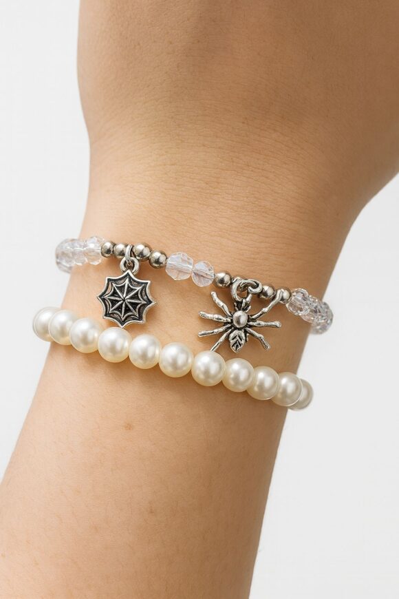 VN1057 Pulsera de Perlas Spider