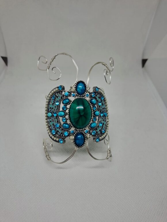 Vn1099 Brazalete de Perlas Azules - Image 2