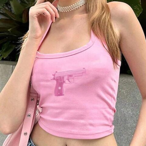 GP87 Top Rosa de Pistola M/L