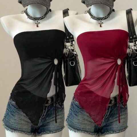 GP99 Top Transparente con Agujero S/M