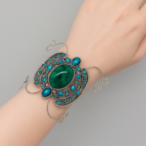 Vn1099 Brazalete de Perlas Azules