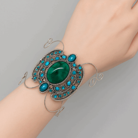 Vn1099 Brazalete de Perlas Azules