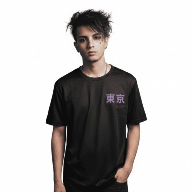 VN1190 Camiseta Negra Tokyo Dragon T/M