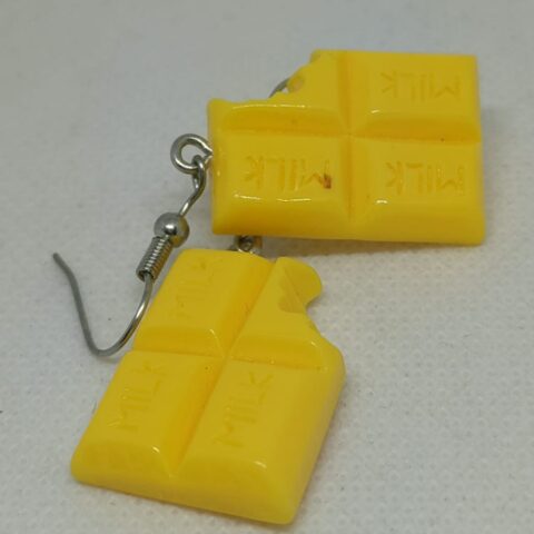 SP94 Aretes Chocolate Blanco