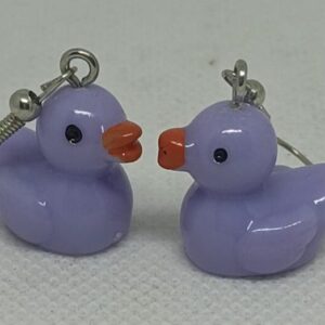 SP113 Aretes Patito Morado