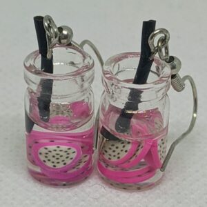 SP127 Aretes Agua de Pitajaya