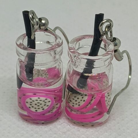 SP127 Aretes Agua de Pitajaya