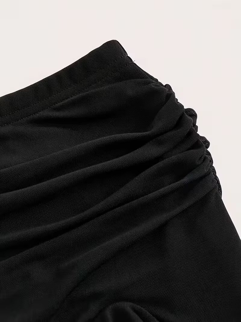 VN1287 Falda Asimétrica Negra T/M - Image 3