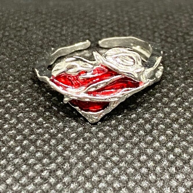 VN1235 Anillo Corazón Acorazado