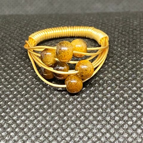 VN1249 Anillo Nido Dorado