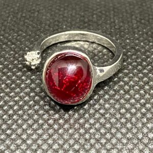 VN1230 Anillo Rojo Circular de Vampiro