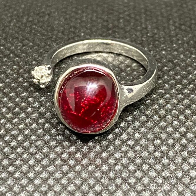 VN1230 Anillo Rojo Circular de Vampiro