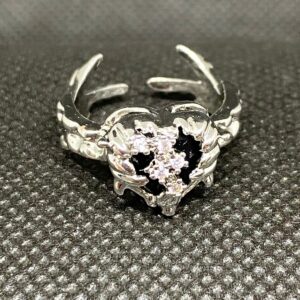 VN1214 Anillo BlackHeart